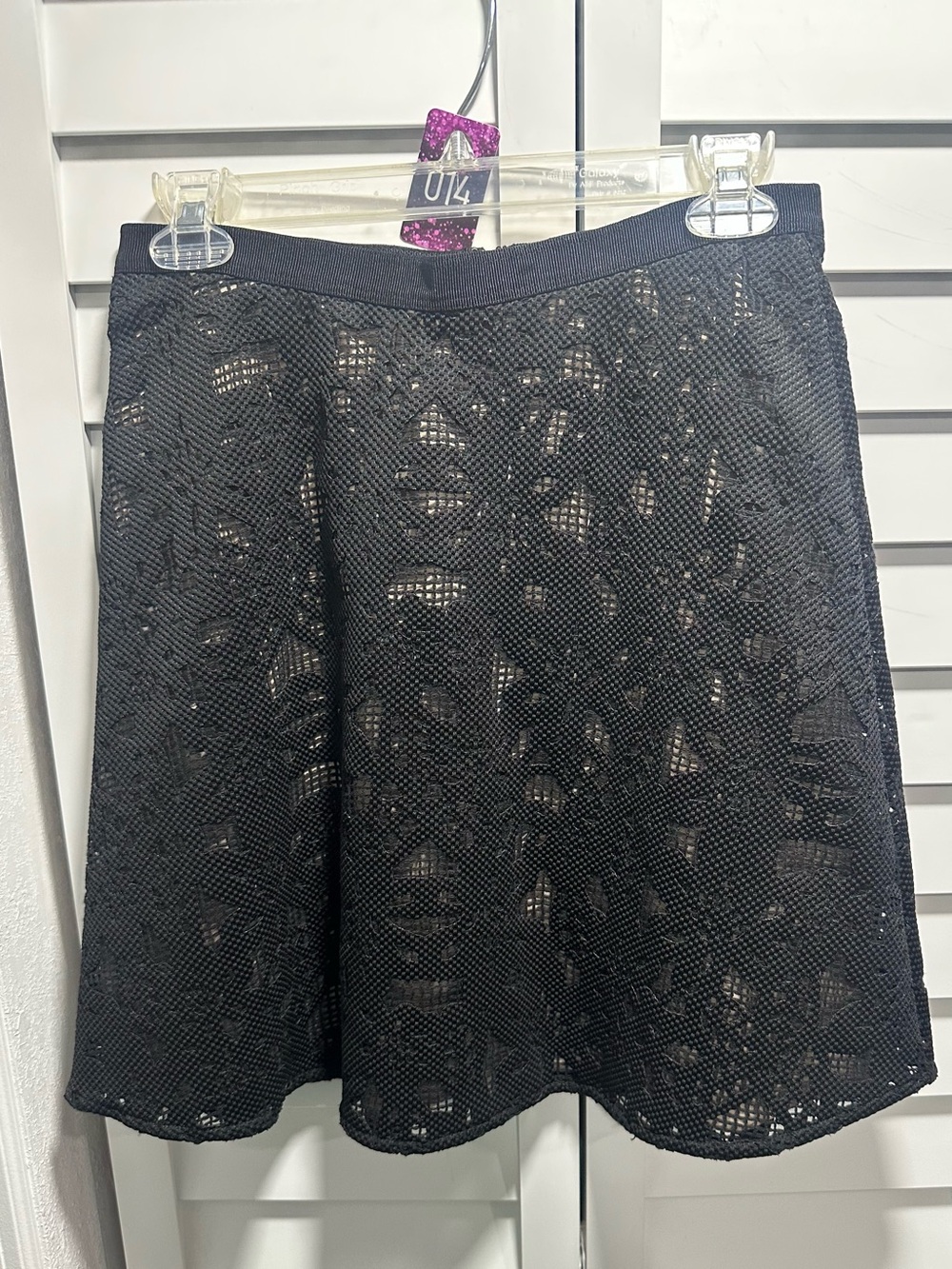 Ann Taylor Black Lace Circle Skirt
